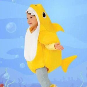 Pinkfong Rubie's Kids Yellow Baby Shark Halloween Costume Dress Up